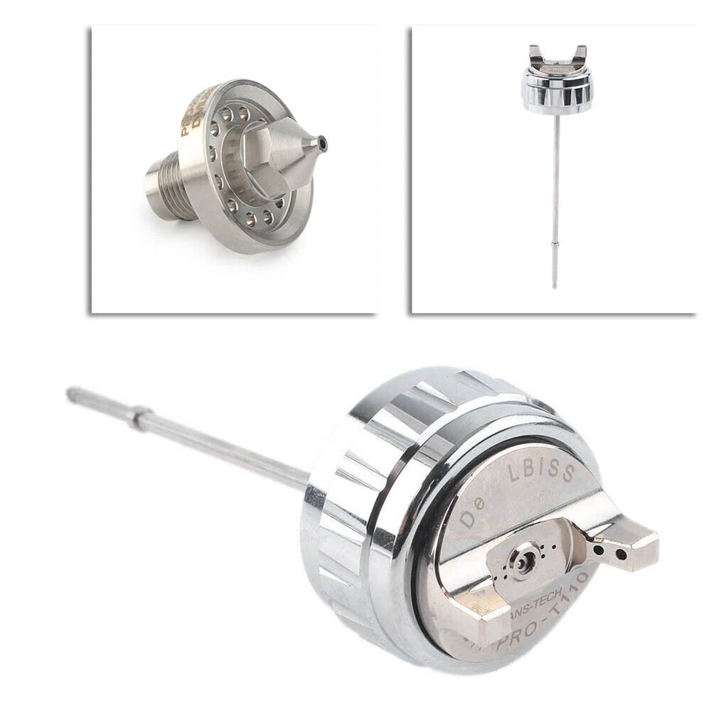 

Devwblss Pro Spray Gun 1.3mm Nozzle Air TE20 Cap Tip Fluid Replacement Kit