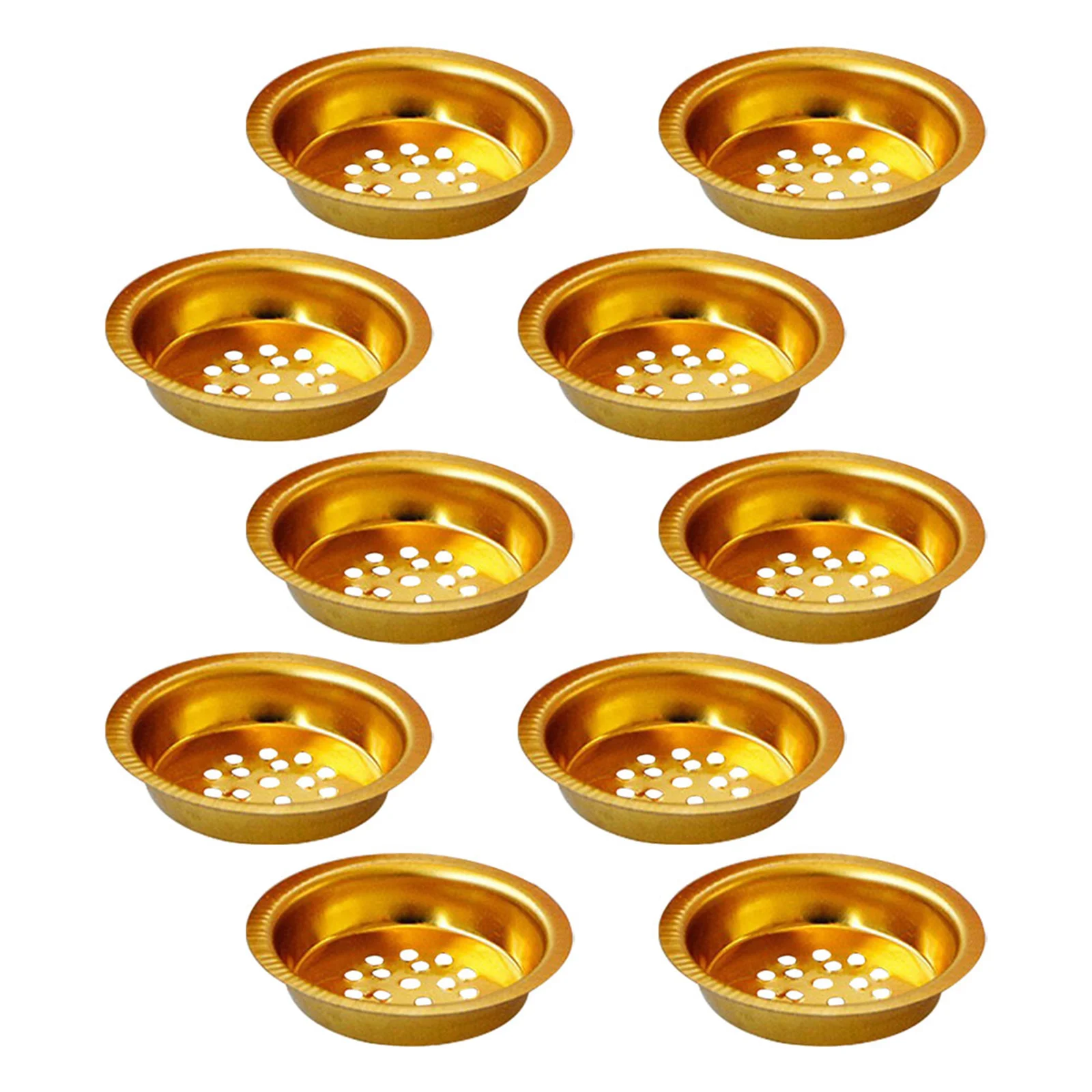 10 قطعة ملحقات مبخرة صينية معدنية مستديرة صغيرة لموقد الفحم غير عصا مقاومة للحرارة الروائح ديكور المنزل استخدام #1