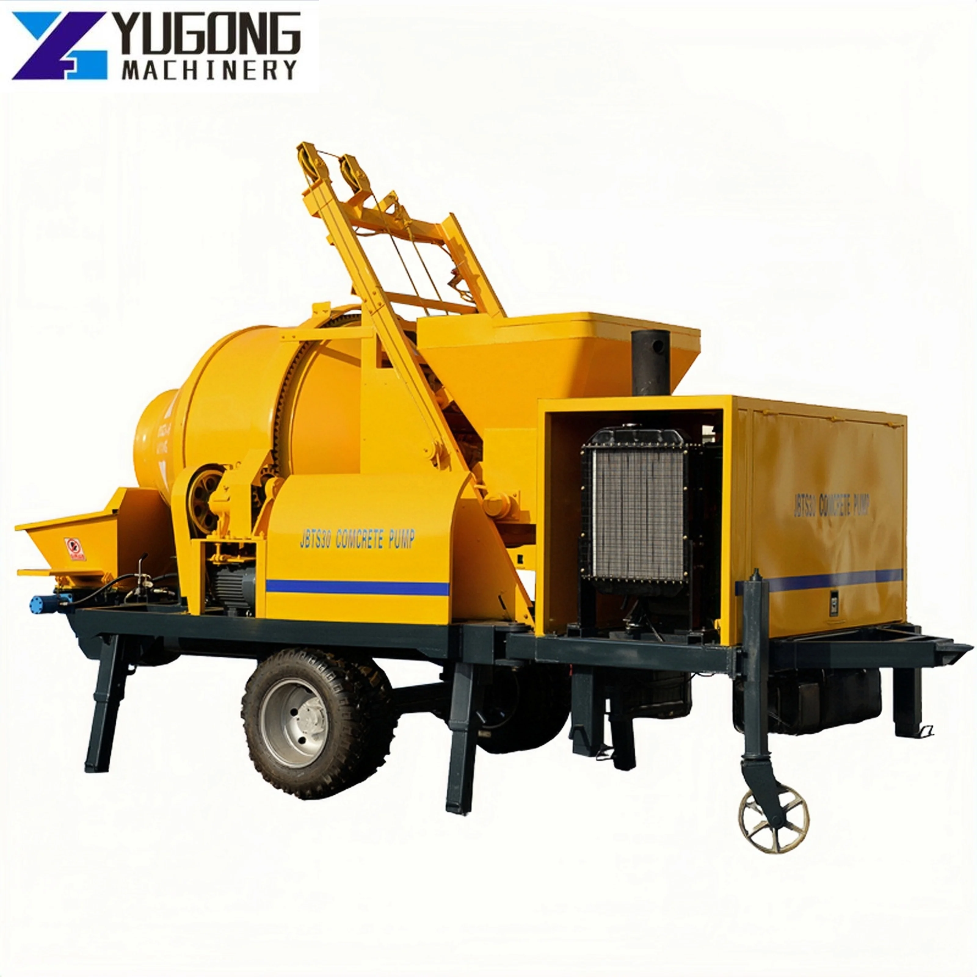 YG  Factory Sale Concrete Pumping Machine Concrete Mixer and Pump