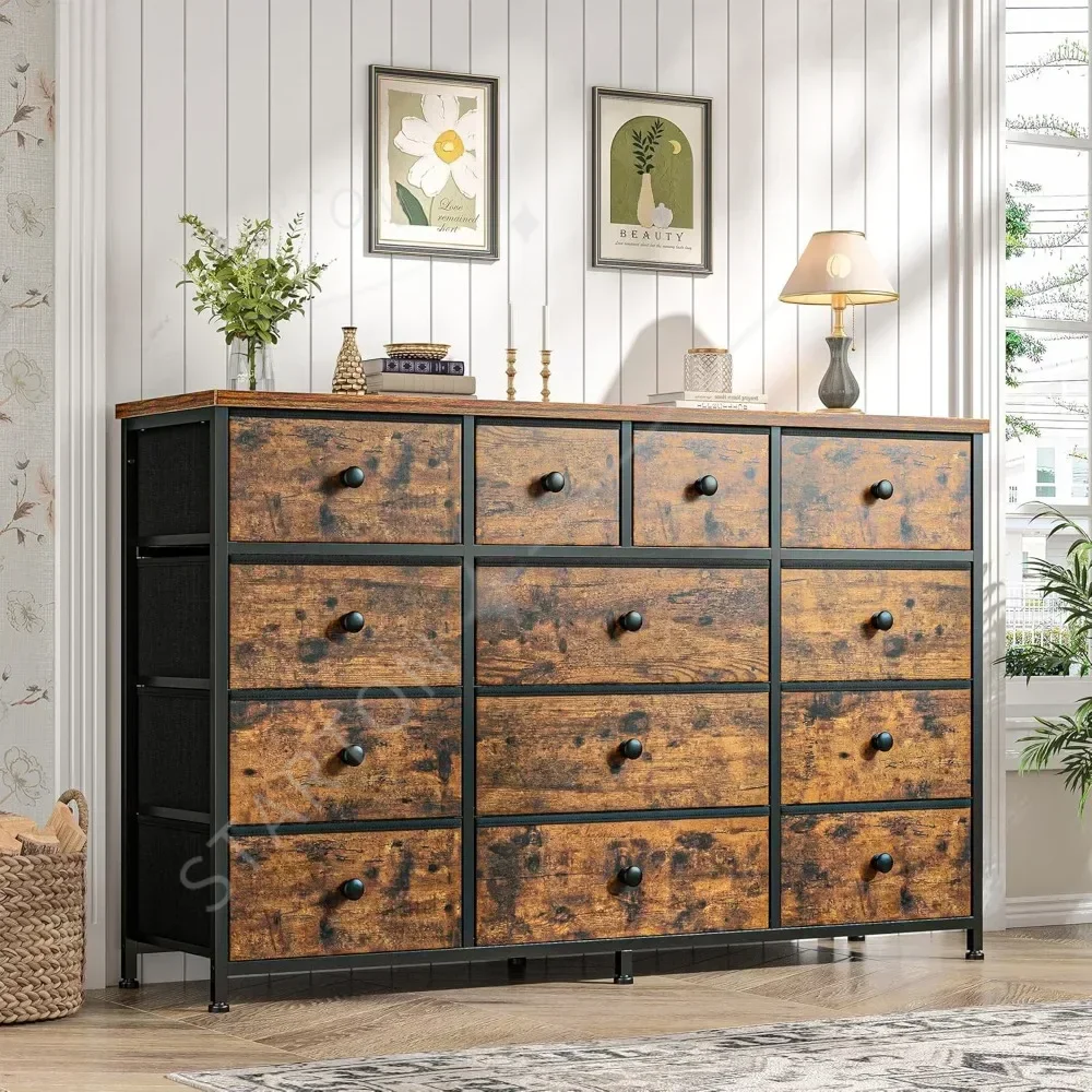 

Dresser for Bedroom with 13 Drawers Dresser Bedroom Long Dressers & Chest