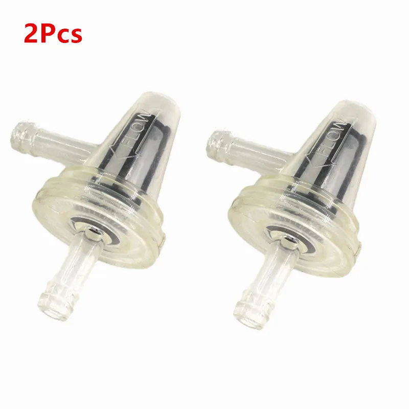 2 Pcs Motorcycle Gasoline Fuel Filter 90 Degree Right Angle Suitable for honda- Yamaha- Suzuki- ATV Quad UTV Motocross Scooter