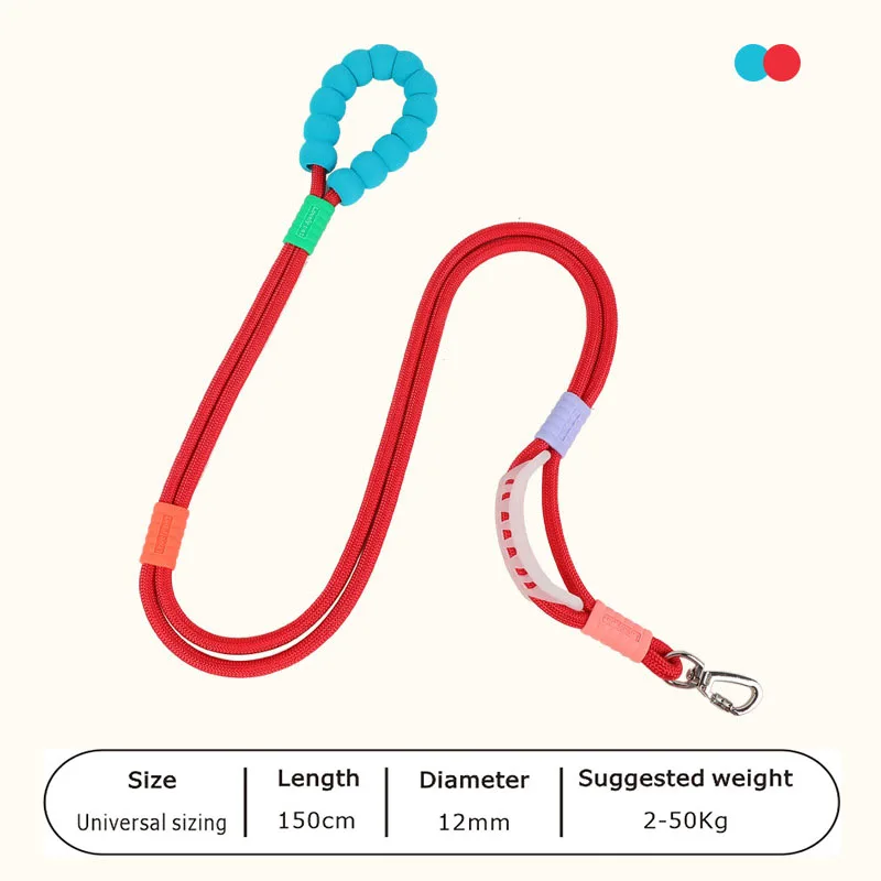 

Big Dog P Rope Tethering Rope - Labrador Large Dog Strong, Thick, and Thickened Cross-Body Dog Chain - 5-foot Tethering Rope