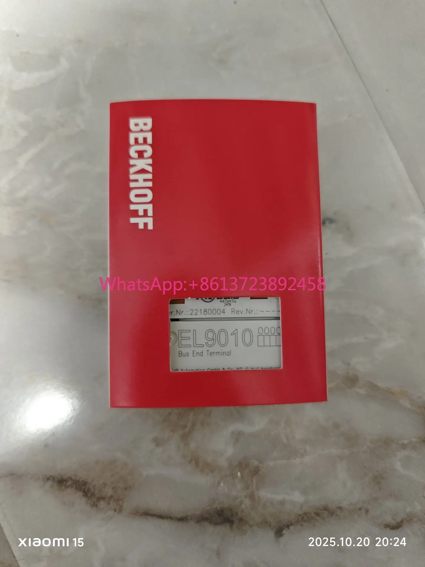 

Beckhoff EL9010 Bus End Terminal, New Original
