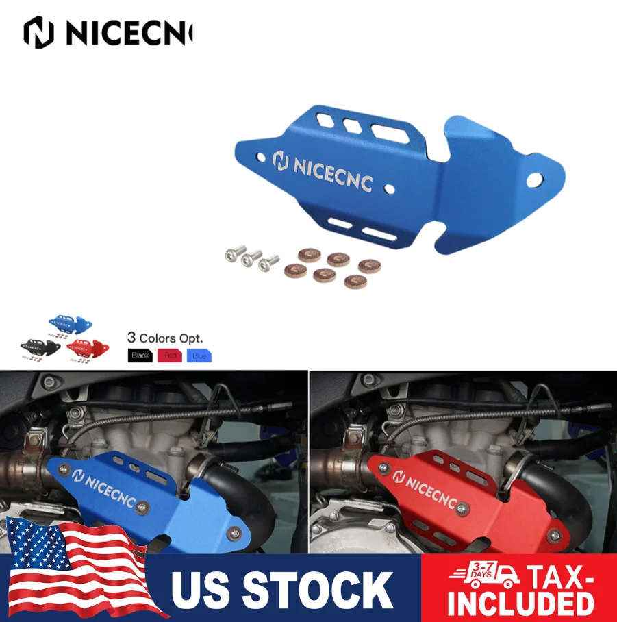 

NiceCNC ATV Exhaust Muffler Mid Pipe Heat Shield Protector Guard Cover for Yamaha YFZ450R YFZ 450R 450 R 2009-2022 Accessories