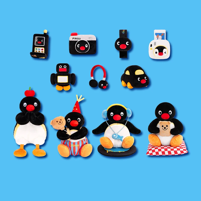 

X11 Pingu Smart Life Series слепая коробка фигурка милая Коллекционная игрушка Исцеляющий декор стола автомобильное украшение мини-фигурка подарок-сюрприз
