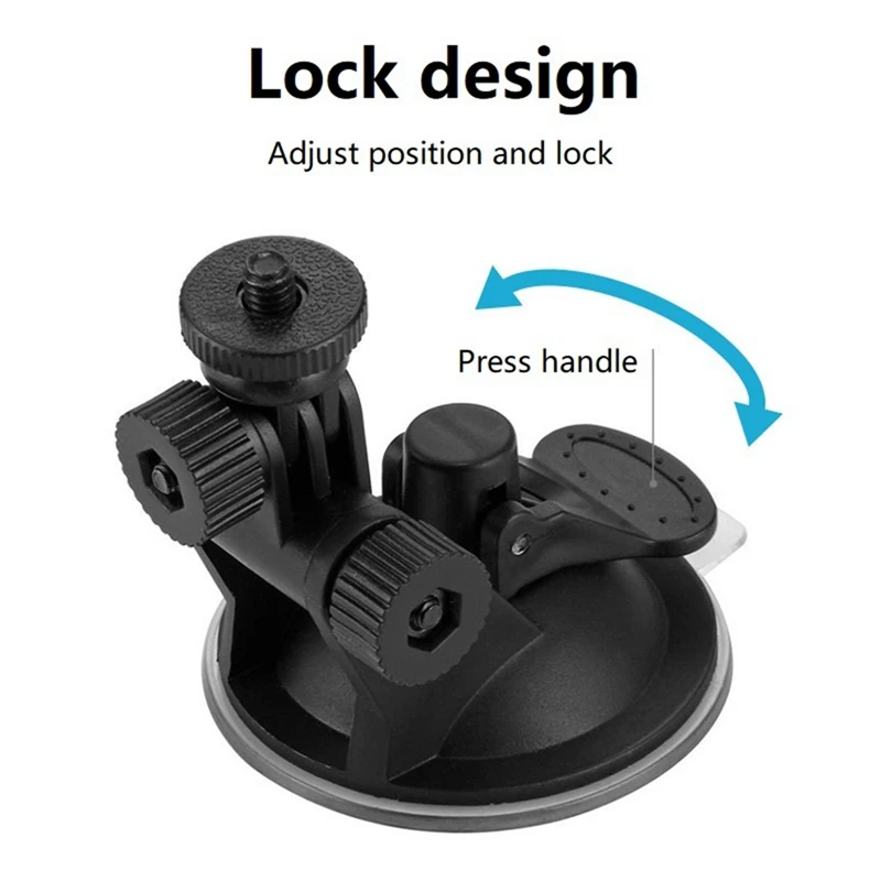 สมาร์ท-กล้องดูดถ้วยสําหรับผู้ถือรถผู้ถือแก้ว Monopod สําหรับ 360 Action กล้องอุปกรณ์เสริม