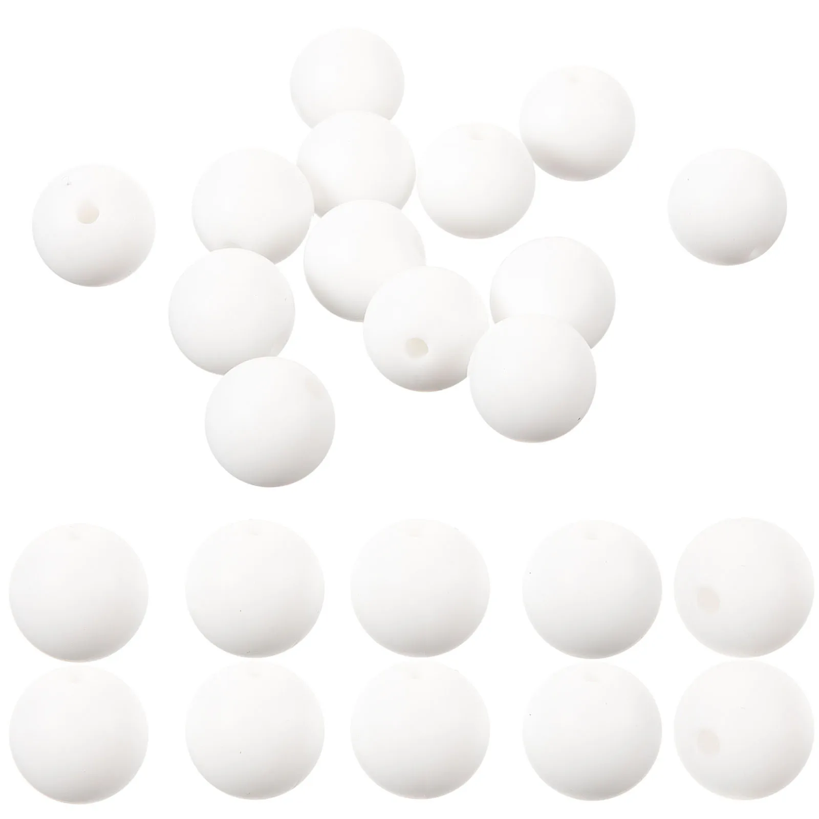 25 pçs contas de silicone redondas lisas diy jóias fazendo artesanato pulseira colar chupeta corrente contas para crianças adultos artesanato