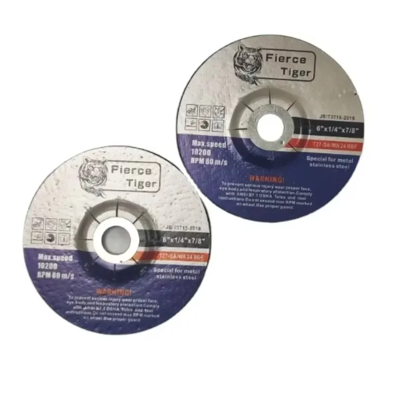 

【From China】150x6mm Multi-Purpose 6 Inch Aluminum Oxide Angle Grinder Resin Grinding Disc Grinding Wheel for Stainless wood meta