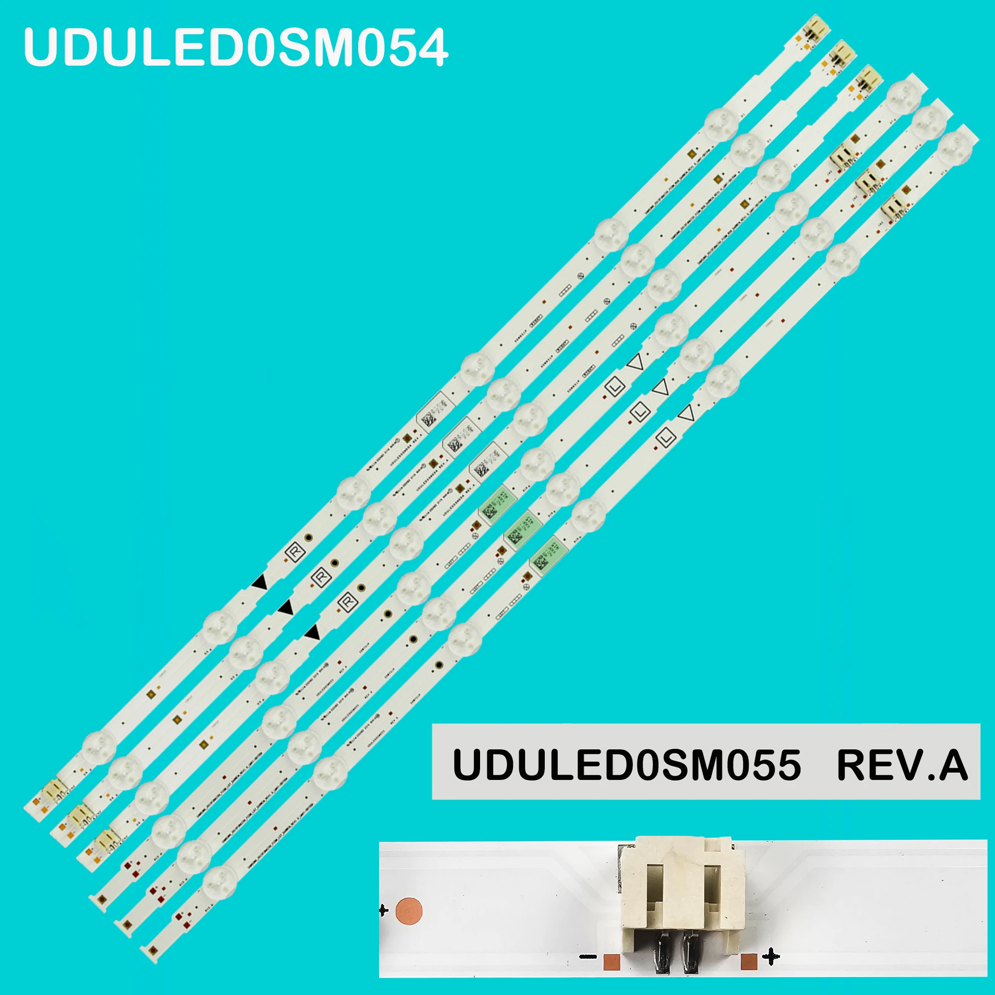 LED شريط إضاءة خلفي ل LF501EM4 A LF501EM6F UDULED0SM054 REV.A UDULED0SM055 REV.A LM41-00155A LM41-00154A 2015FUNAI50 FC0M