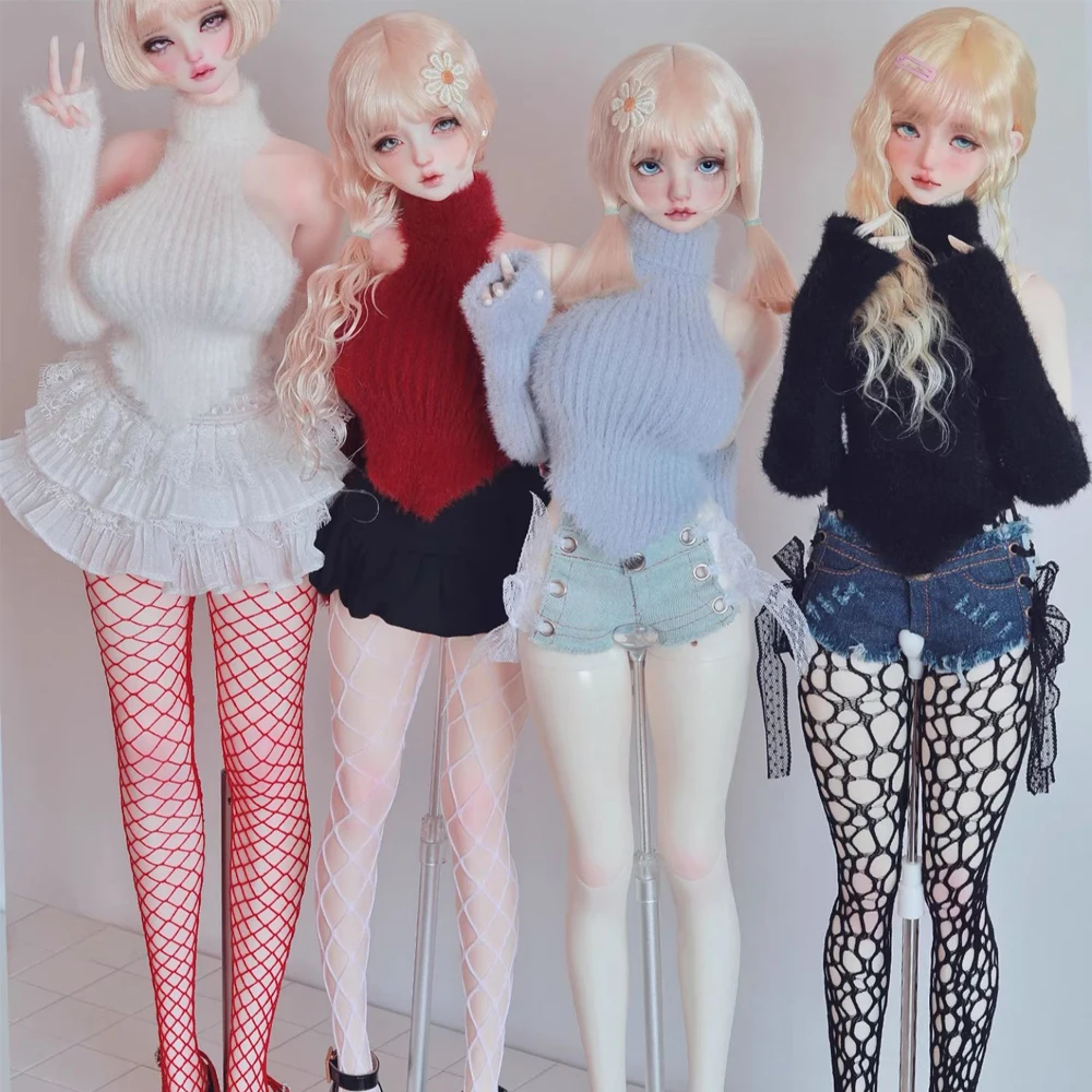 

D09-P807 children handmade toy 1/4 1/3 big girl uncle BJD/SD Doll clothes Plush elastic neck hanging sleeve set