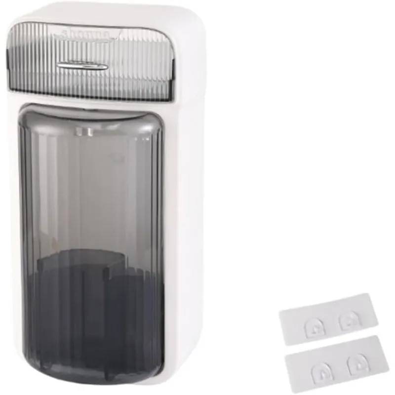 Makeup brush organizer with cover, 360 degree rotating dustproof makeup brush manager, lipstick storage box