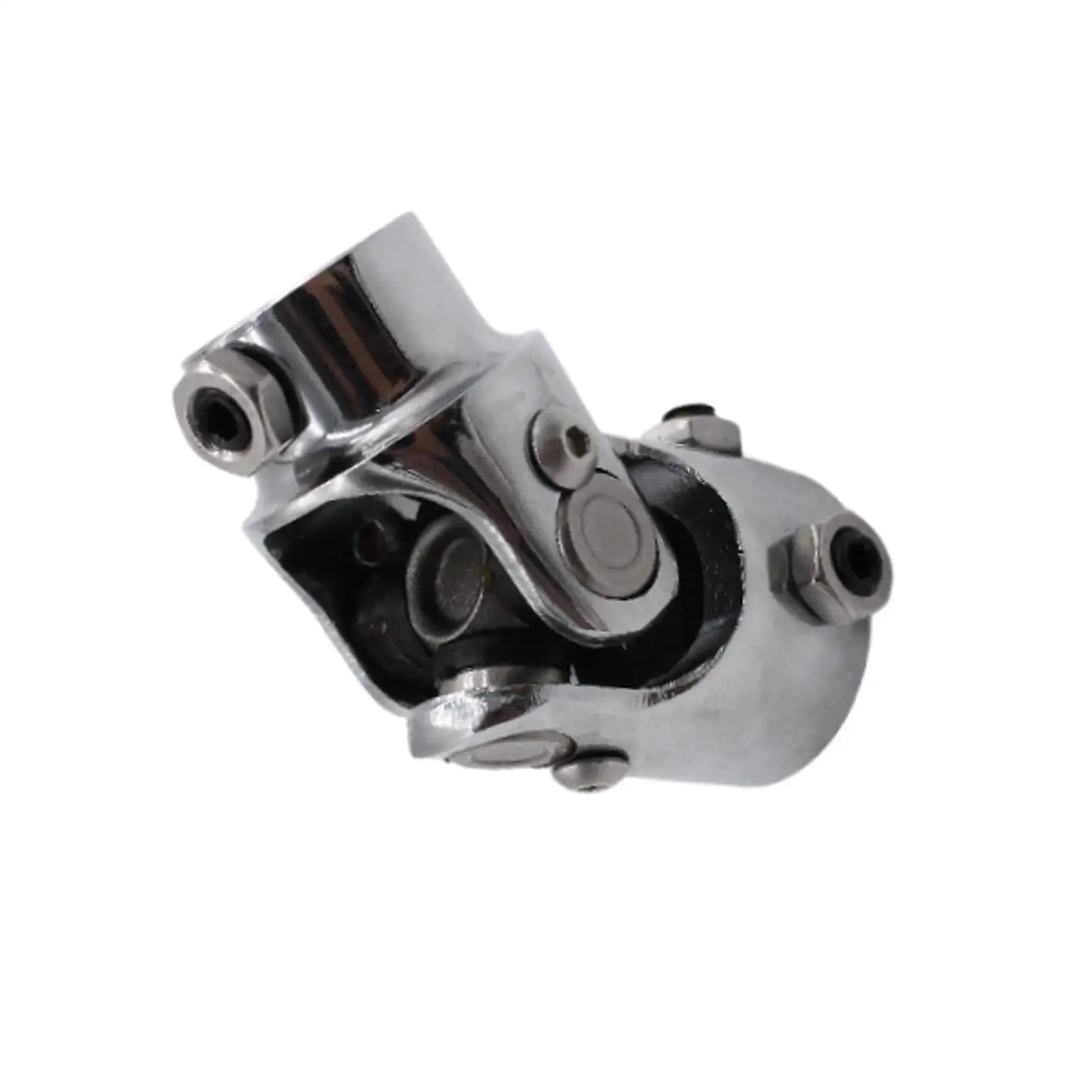 1inch DD x 3/4inch DD Steering U Joint Spare Parts Easily Install Professional Sturdy Alloy Steel Generic Accessories Silvery