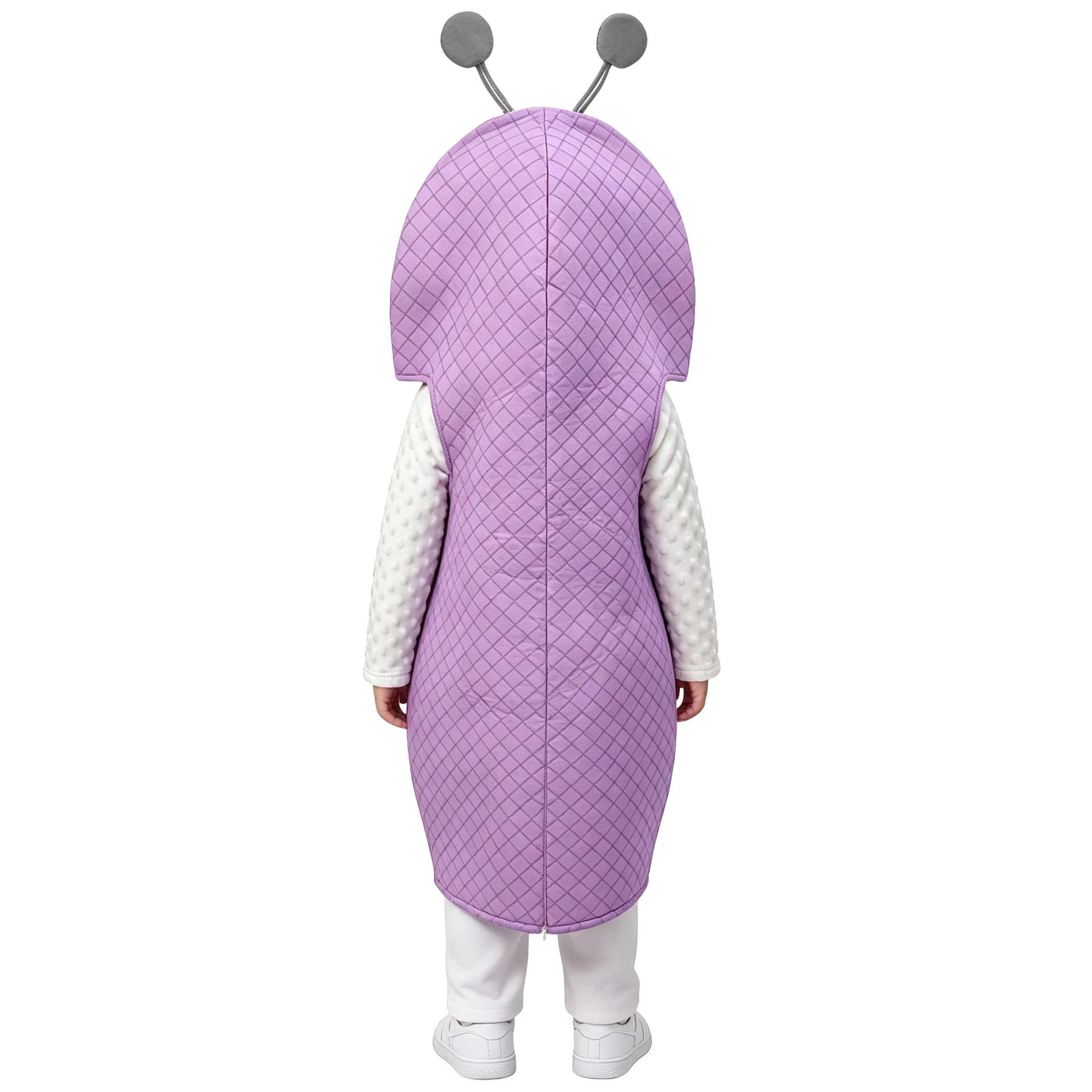 2026 New Arrival Kids Halloween Boo Gibbs Cosplay Purple Monster Tunic Jumpsuit Fancy Dress Up Girls Monster Boo Costume view 5