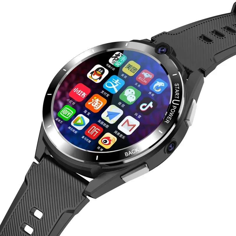 

Large Capacity 4G Sport Smart Watch 1800mAh 8 Million Pixels Dual Camera Smart Watch 1.6 Inch 400*400 HD Round Screen