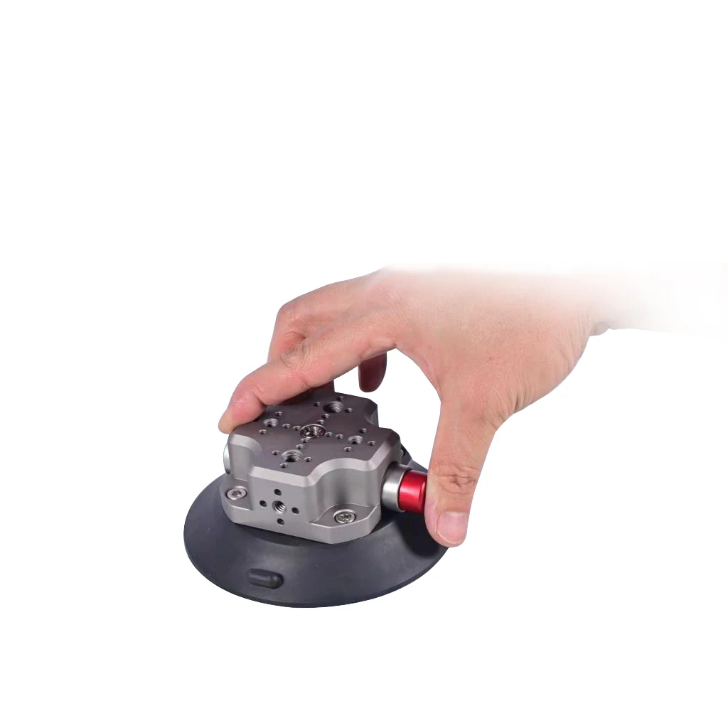 Handpumpe Vakuum Saugnapf 1/4 "3/8" arri Ortung Loch Kamera Stabilisator Halterung für gopro insta360 Auto Lampe Stand halterung – Detail 11
