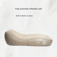 Automatic Inflatable Sofa Lounge Chair, Outdoor Portable Leisure Sofa with Detachable Air Pump, Suitable for Indoor and Camping