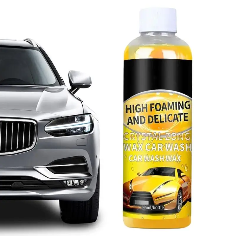 

Car Shampoo Exterior 3.2oz High Concentration Foaming Car Cleaner Liquid Safe Neutral Formula Car Shampoo For Stubborn Stains