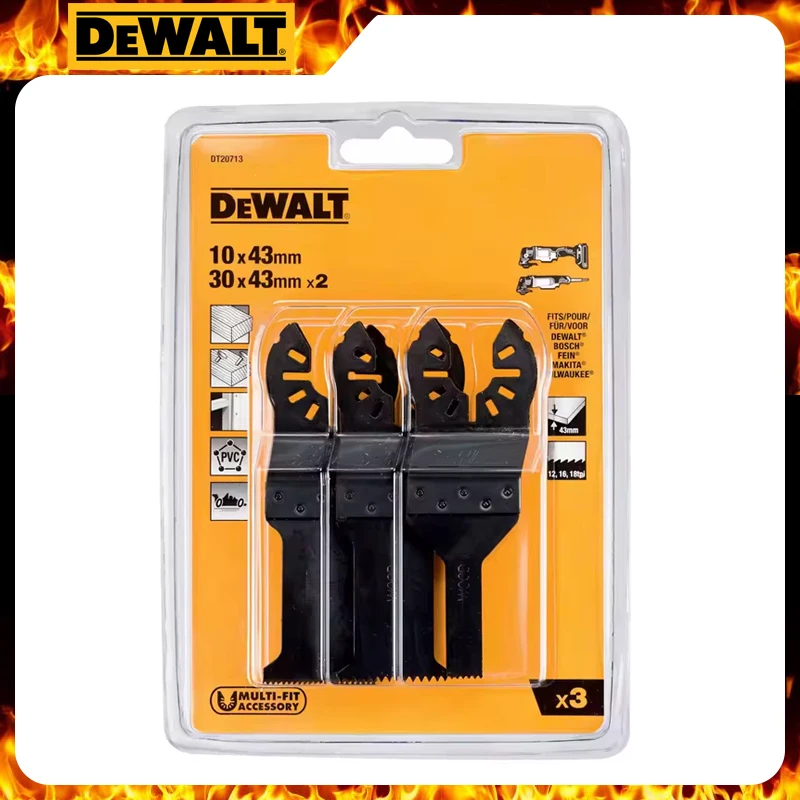 Dewalt DT20713-QZ Multi-Tool Blade Set 3 Piece  Carpentry Professional Power Tool Accessories