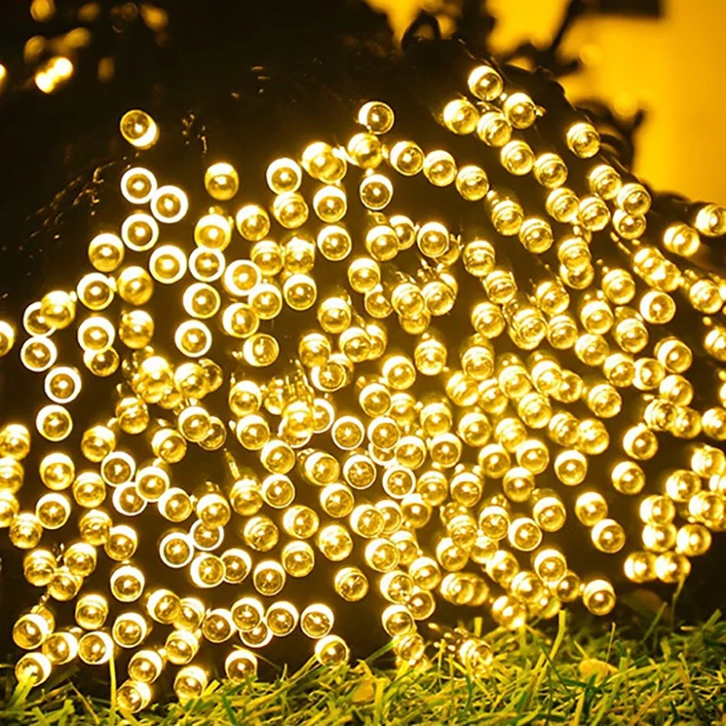 LED Lights Solar Eight-function Lights String Atmosphere Tianxing Outdoor Courtyard Lanterns