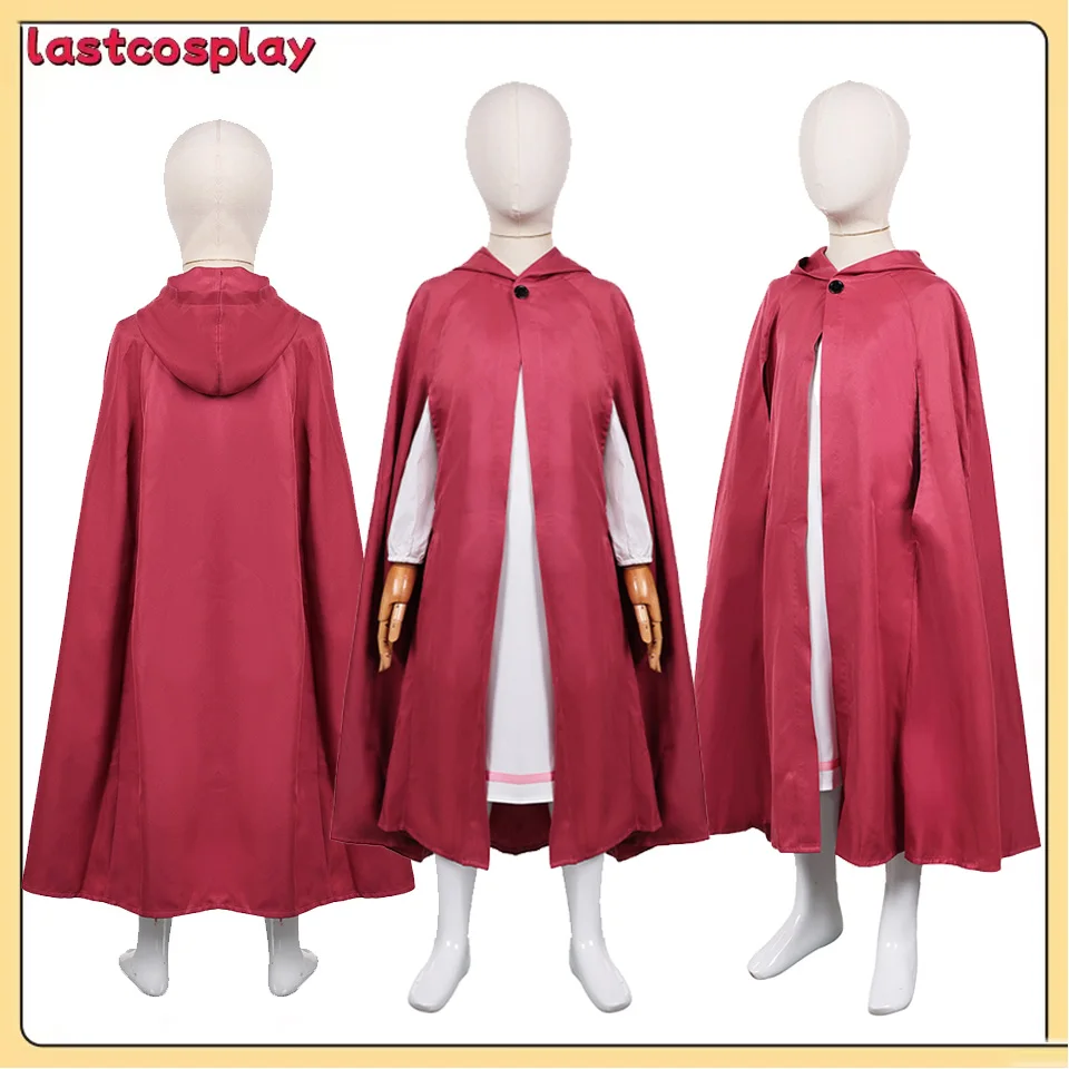 

Ernest Cartoon Roleplay Celestine Dress Cloak Kids Children Cosplay Hooded Costume Outfits Halloween Carnival Party Disguise