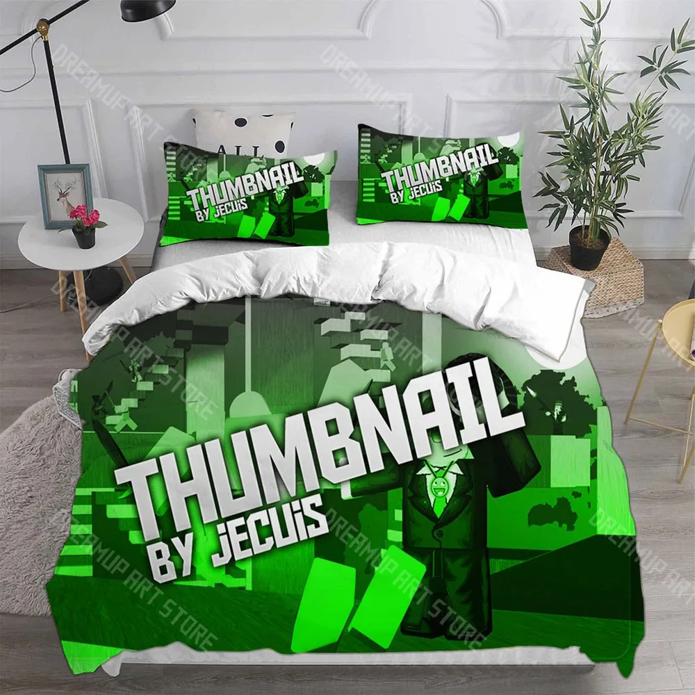 3D Printed Blox Fruits Game Bedding Set for Boys Girls Duvet Cover Pillowcase Included Twin Queen King Full Single Double Sizes