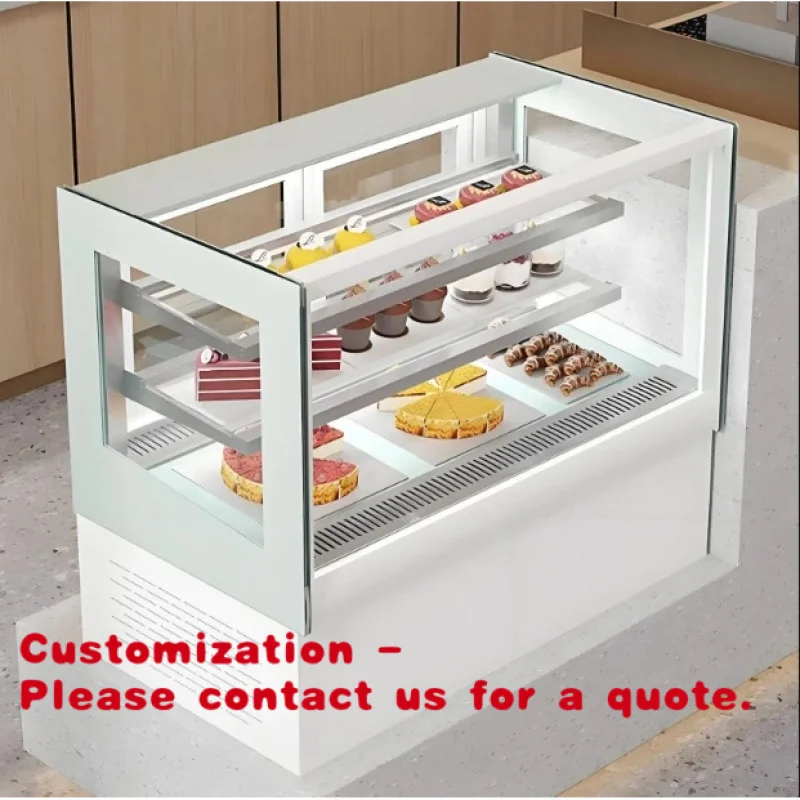 Customize.Compact Countertop Cake Display Commercial Refrigerated Pastry Showcase Retail Store