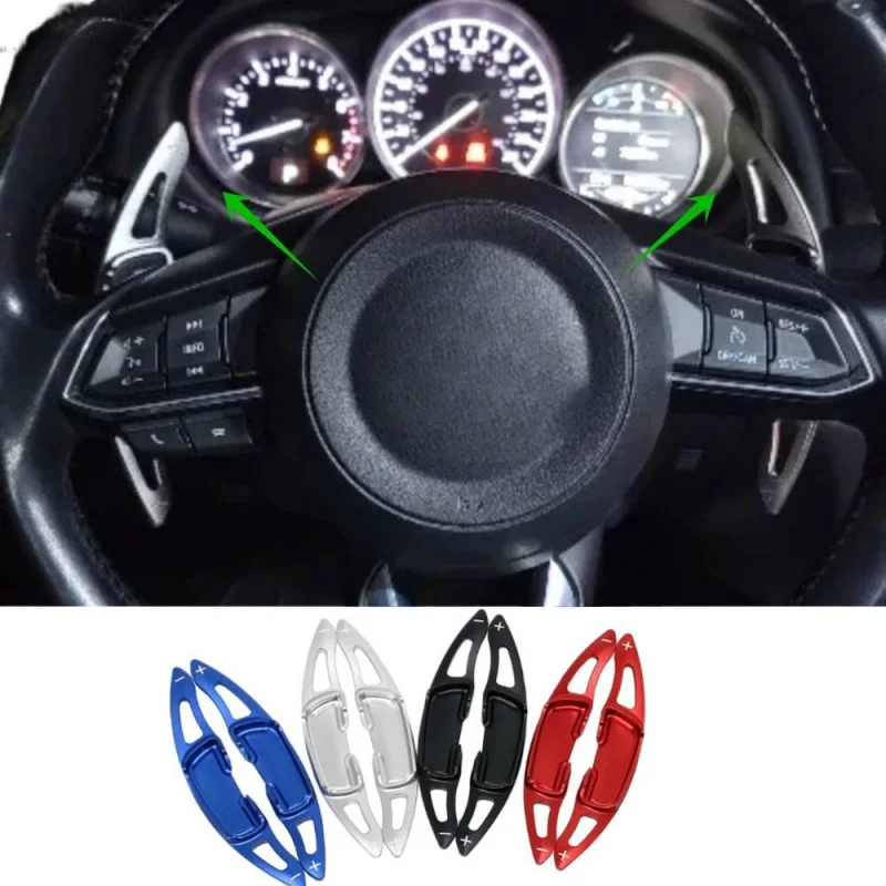 

Для Mazda 3 6 CX-4 2013+/CX-5 2016 2017 2018 Atenza Axela 2014-2018 автомобильное рулевое колесо, рычаг переключения передач, прямой переключатель передач