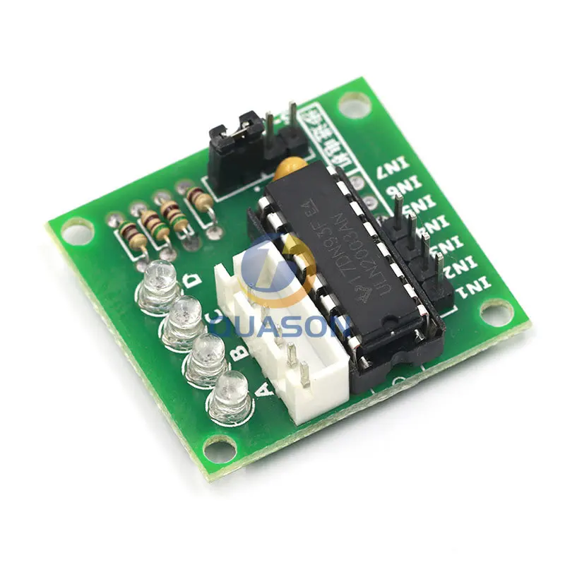 ハイパワーULN2003ステッピングモータドライバボードテストarduinoのavr smd