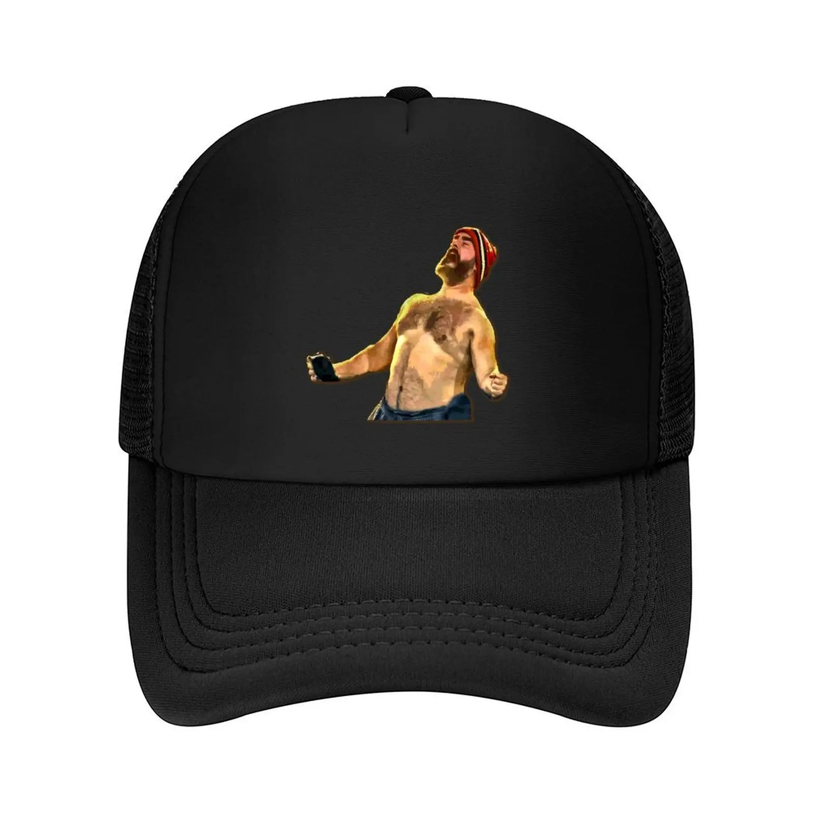 

Jason Kelce at Chiefs-Bills Game Бейсбольная кепка в стиле вестерн Зимняя шапка Брендовая мужская кепка черная Мужские шапки Женские