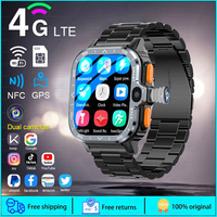 For HUAWEI ios 2025 New GPS 4G 5G Smart Watch Dual Camera 64/16GB Memory WiFi Waterproof Telephone SIM Card Smartwatch Android