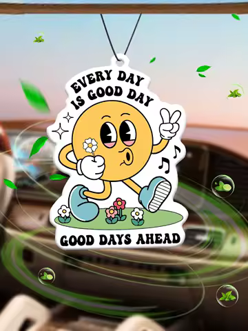 EVERY DAY IS GOOD DAY GOOD DAYS AHEAD funny funny funny car incense car perfume perfume lasting fragrance pendant air out