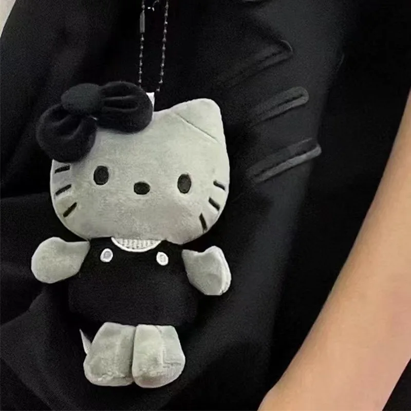Sanrio Kawaii Sweet Cool Hello Kitty Torba Breloczek Śliczny Kreskówka Kot Lalka Breloczek Plecak Dekoracja Akcesoria Prezenty Urodzinowe