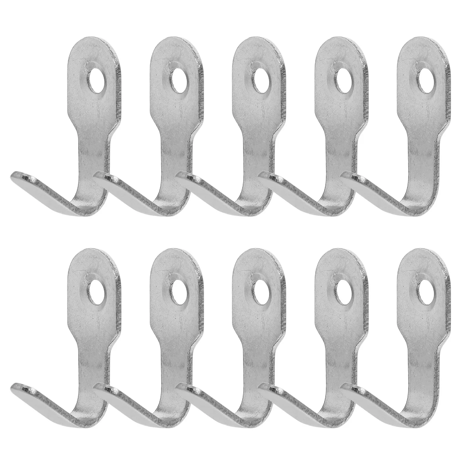 20Pcs Mini Stainless Steel Wall Hooks U Shape Hanging Hooks for Closet Kitchen Bathroom Towel Key Bag Holder Space Saving