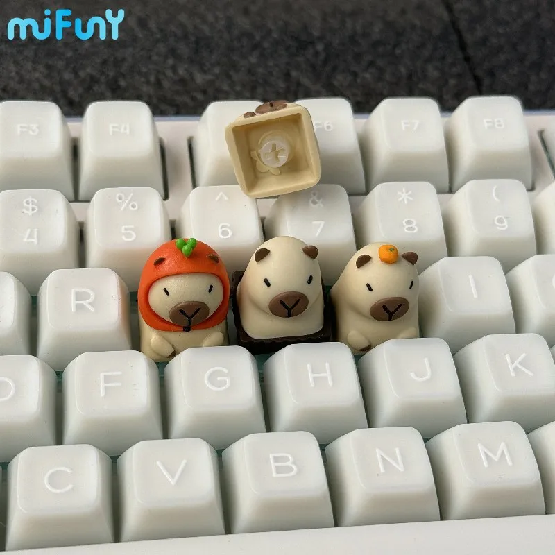 MiFuny Keycaps Custom capibara Artisan Anime Keyboard Cap Resin Key Caps accessori per tastiera meccanica Cute Keycap 1PC Gift