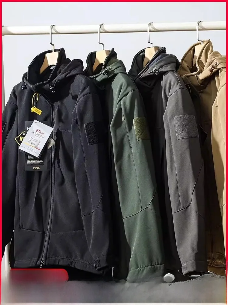 

Мужская уличная водонепроницаемая куртка с капюшоном на подкладке, ветрозащитная теплая одежда Cosite ell, молодежное модное осенне-зимнее пальто