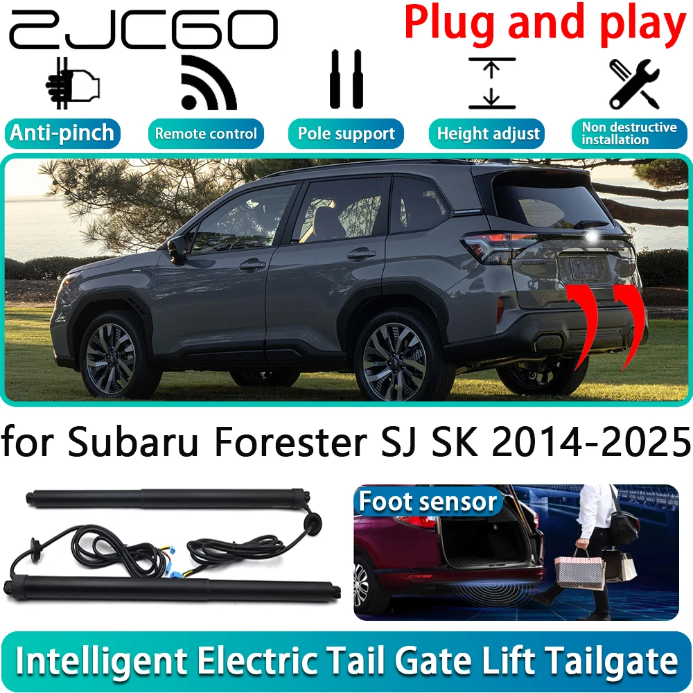 

ZJCGO for Subaru Forester SJ SK 2014-2025 Electric Powered Tailgate Power Liftgate Automatic Tailgate System With Foot Sensor