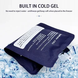 Borsa per il ghiaccio riutilizzabile in Gel congelabile Hot Cold Pack borsa per il ghiaccio professionale borsa termica da viaggio portatile all'aperto per mal di testa al ginocchio della gamba