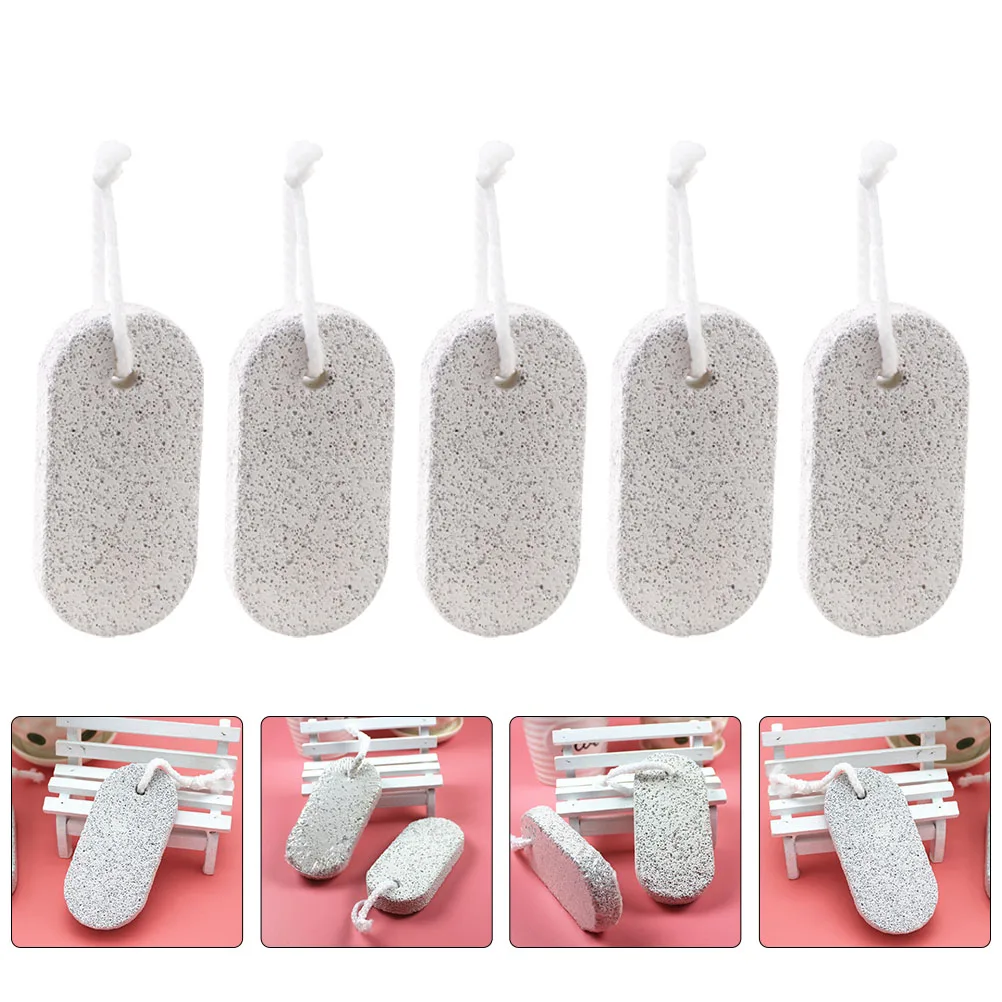 

20pcs Volcanic Pumice Rubbing Stone Exfoliating Foot Tool Callus Remover Pedicure Stone Durable Foot Care Tool For Home Salon
