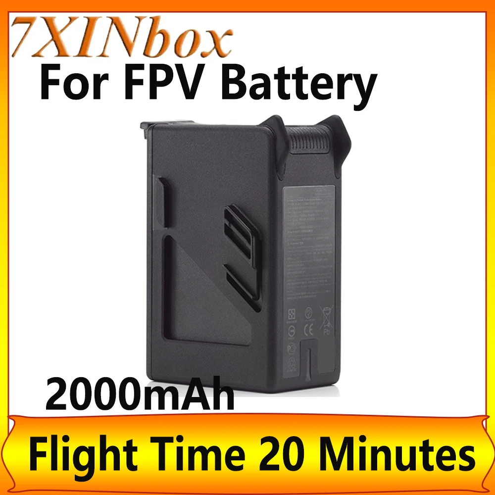 

7XINbox 2000mAh For DJI FPV Battery Flight Time 20 Minutes Compatible FPV Intelligent Flight Battery Accessories New