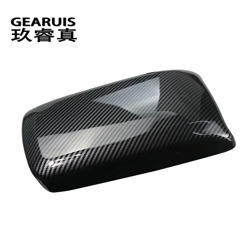 Carbon fiber Car Center Console Tidying Armrest Box Panel Cover Stickers For Mercedes Benz A B GLA CLA Class W176 X156 C117 W246