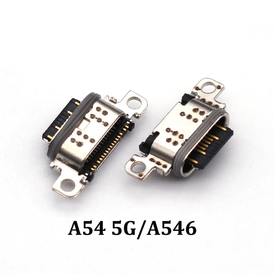 100 قطعة USB نوع c لسامسونج غالاكسي A54 5G A34 A24 A14 A146P B A04 S E A8S A9S شحن مقبس توصيل شاحن حوض ميناء التوصيل