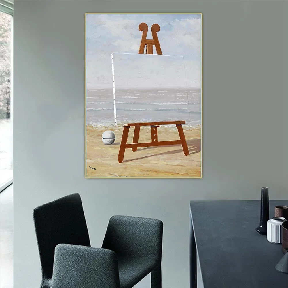 Renou Magritte "La belle captive, 1946", surréalisme, toile, peinture à l'huile, esthétique, décoration scandinave pour la maison