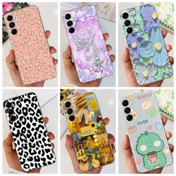 For Samsung M14 5G Case Fashion Leopard Painted Silicone Soft Phone Case Back Cover For Samsung Galaxy M14 5G M146B Funda Coque