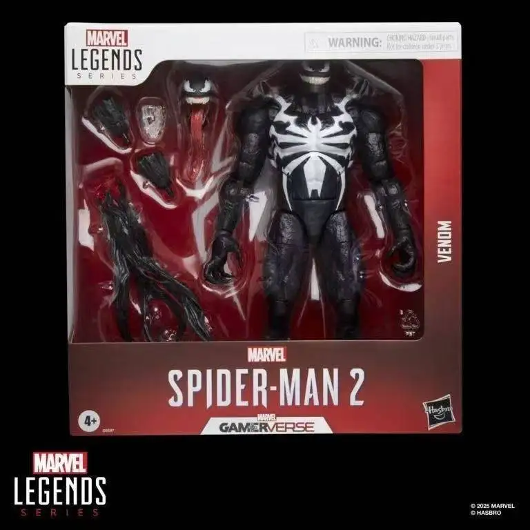 

In Stock Marvel Legends Series Tom Holland Spider-Man & Venom Action Figures Desktop Ornaments Anime & Movie Collectibles