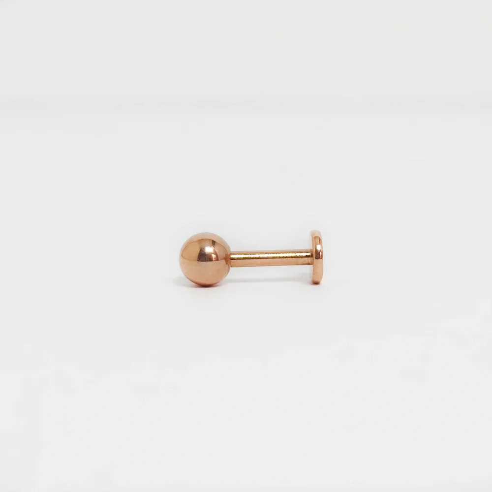 Titanium Tragus Piercing Lip Stud Earring