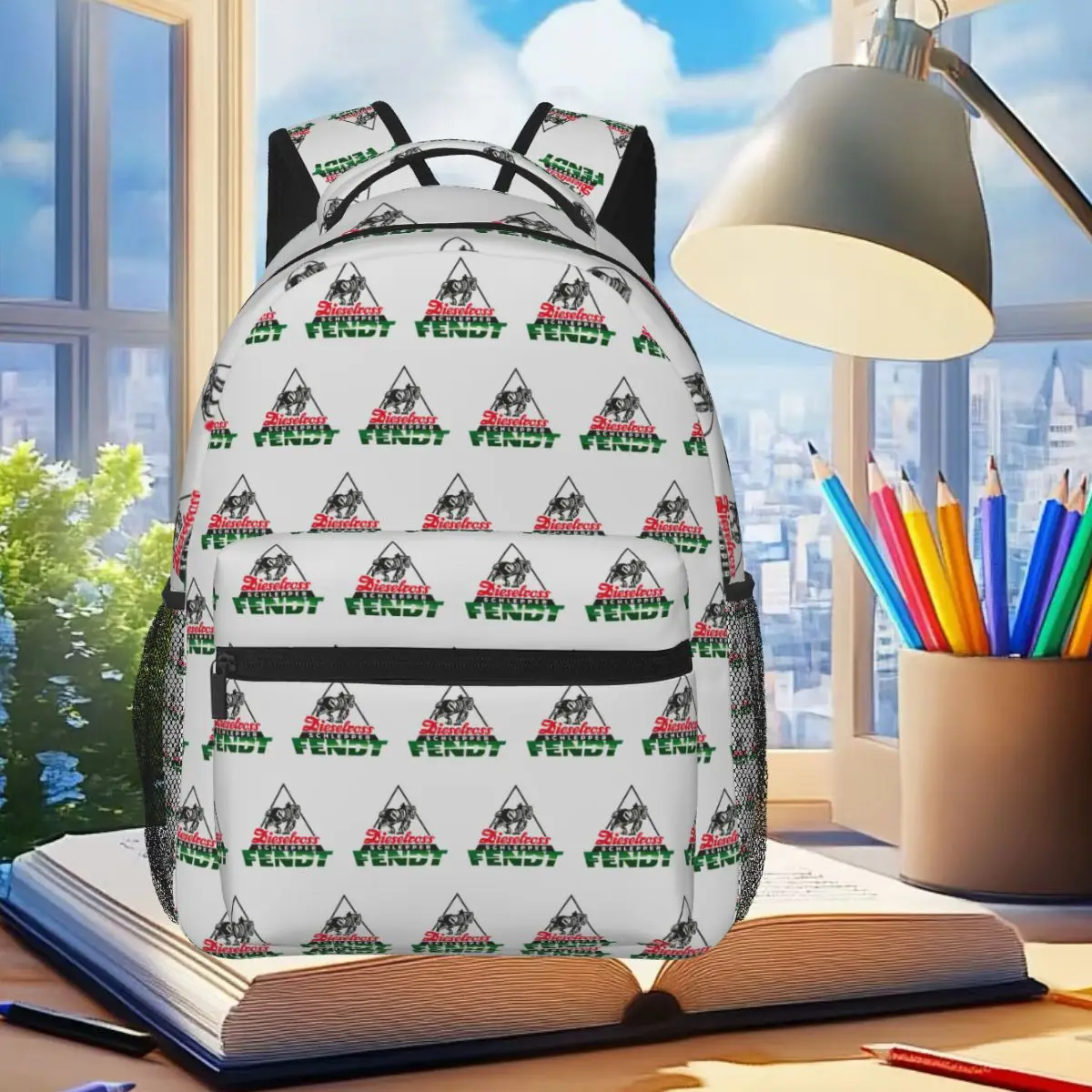 German Tractors Fendt Backpack Student Boys Girls BookBag Kids School Bag Laptop Shoulder Bags for Men Women