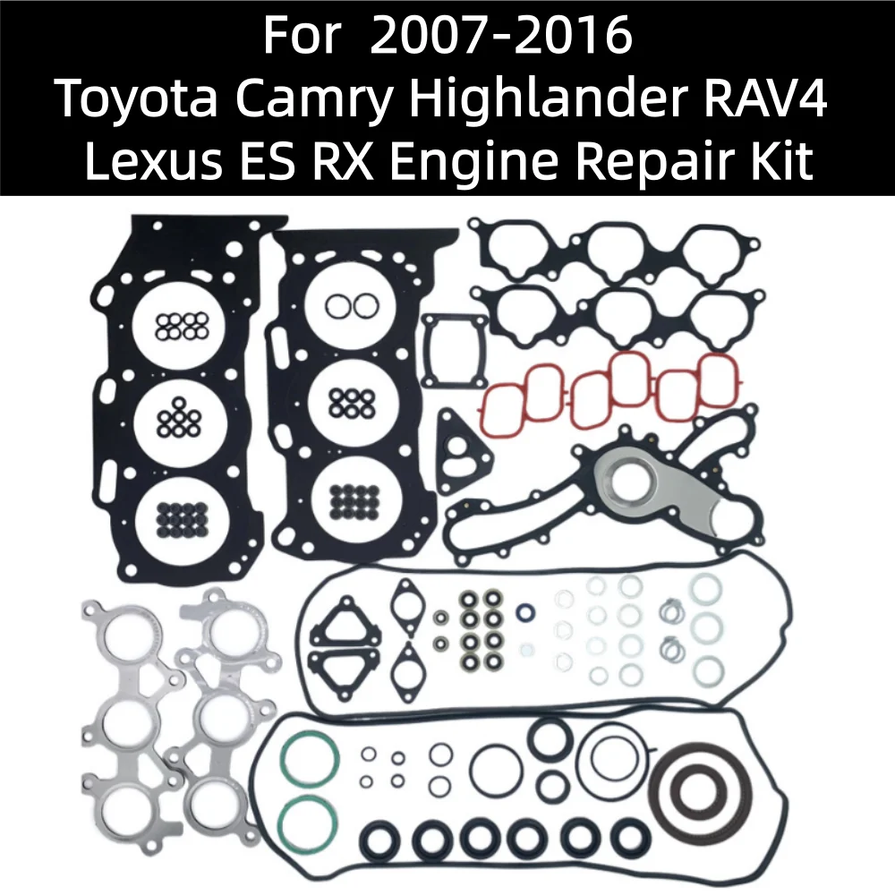 

Для Toyota Camry Highlander RAV4 Lexus ES RX 3.5L 2007-2016 автомобильный комплект для ремонта двигателя OE: 04111-31440
