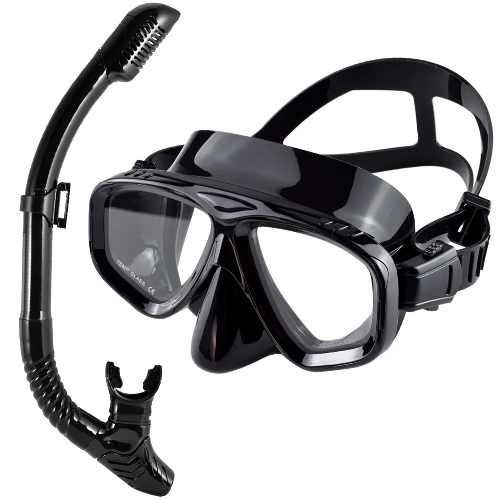 Myopie-Tauchmaske, Schnorchel-Set, Trockenoberteil, kurzsichtig, Schwimmbrille, kurzsichtig, Silikonrock, Kurzsichtigkeit -1,0 bis -9,0 – Detail 6
