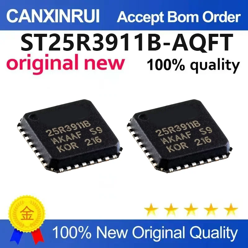 (5pcs-100pcs)New original ST25R3911B-AQFT corresponding to AS3911B-AQFT NFC RFID read-write chip