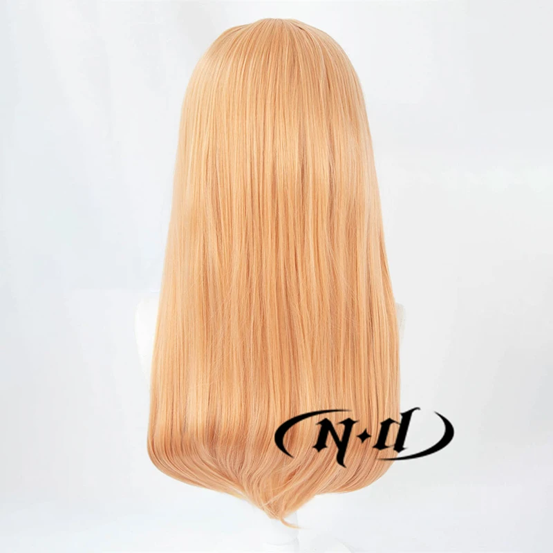 Parrucche Cosplay ND Power Parrucchino Motosega Uomo Anime Cosplay Parrucche per capelli biondi per Comic Con Coser Festa in costume Resistente al calore